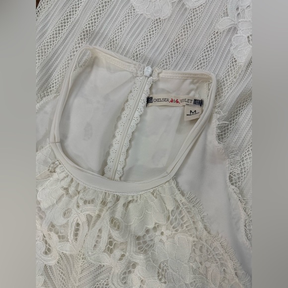 Chelsea and Violet Ivory Lace MIDI Dress - Picture 10 of 10